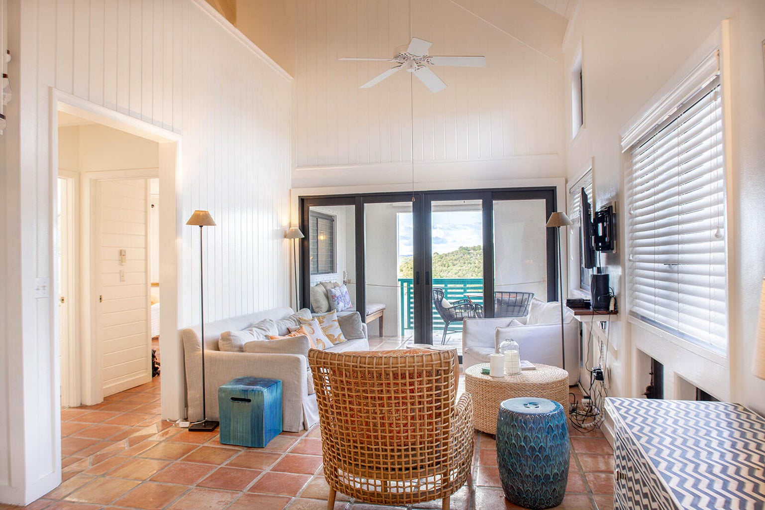 Bright Harbor View living room
